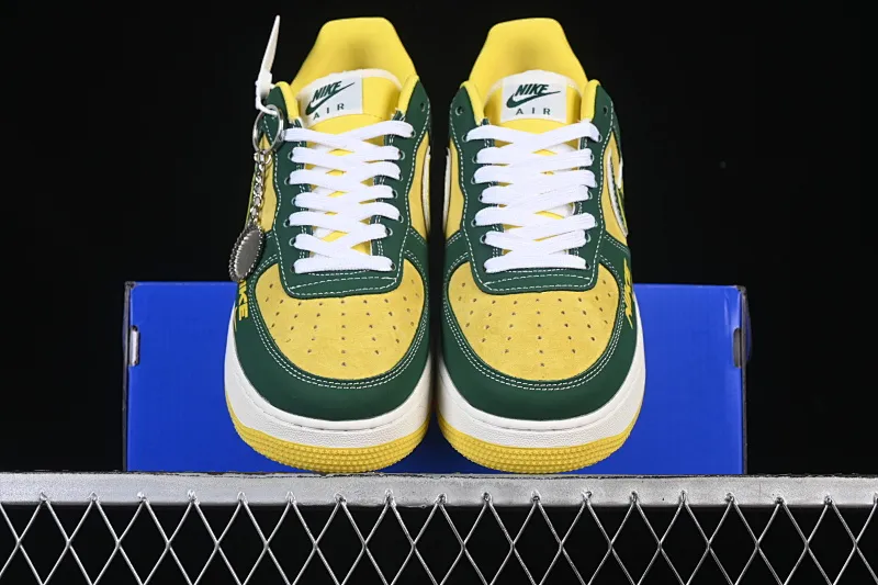 All categories Nk Air Force 1 Air Force series Nk Air Force 1 Low Air Force low-top Nike Air Force 1'07 Low grass green yellow Air Force 1 low-top casual sneakers SY1388-008